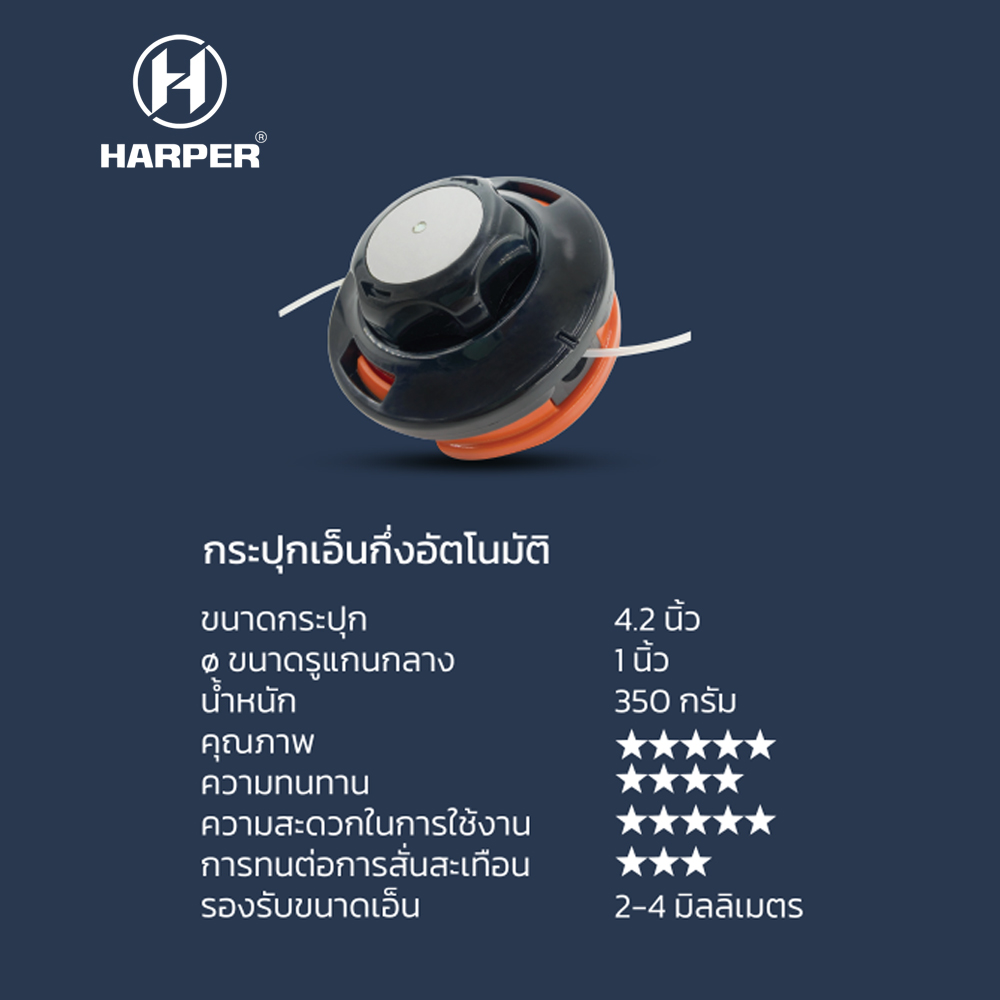 กระปุกเอ็นตัดหญ้า Harper G166